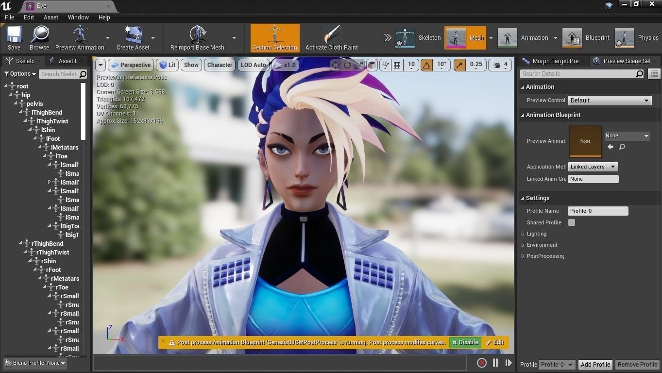 Eve By kstudios Low-poly 3D model_7