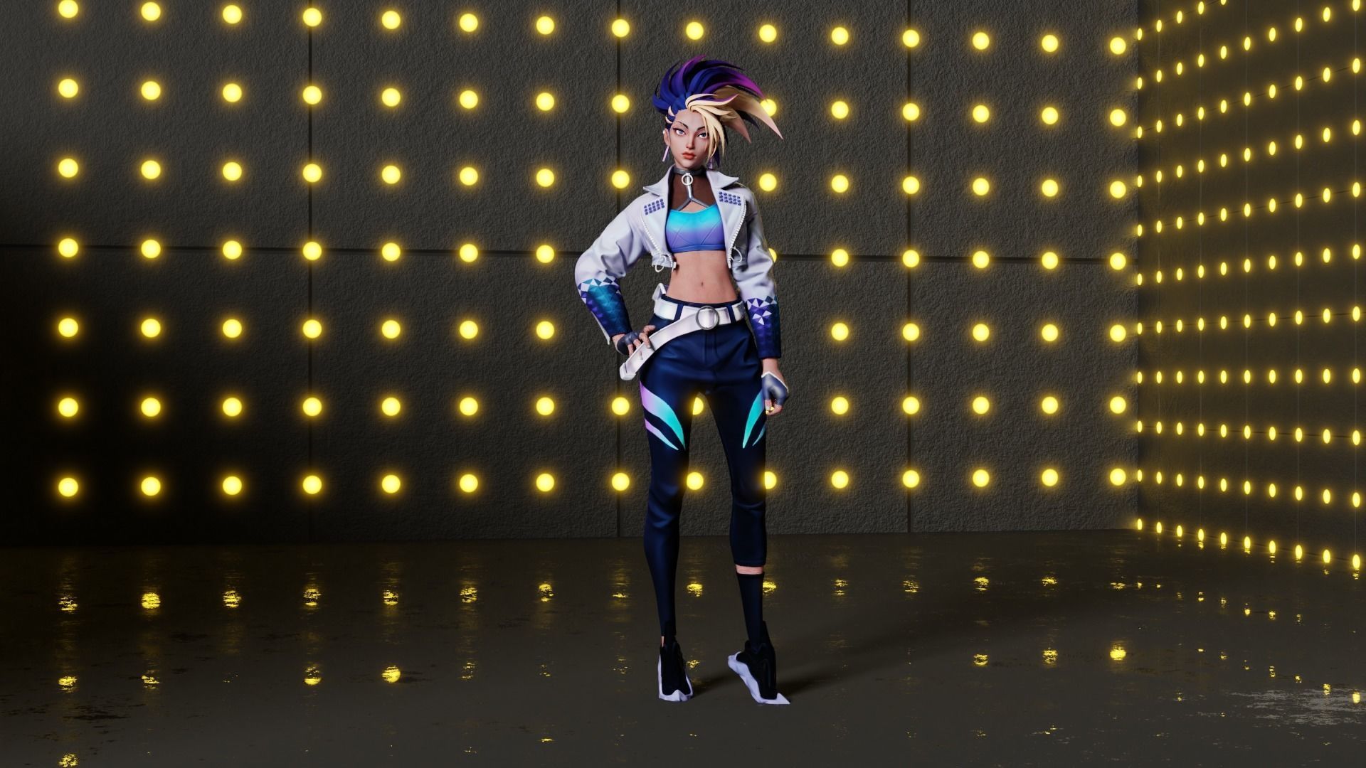 Eve By kstudios Low-poly 3D model_1