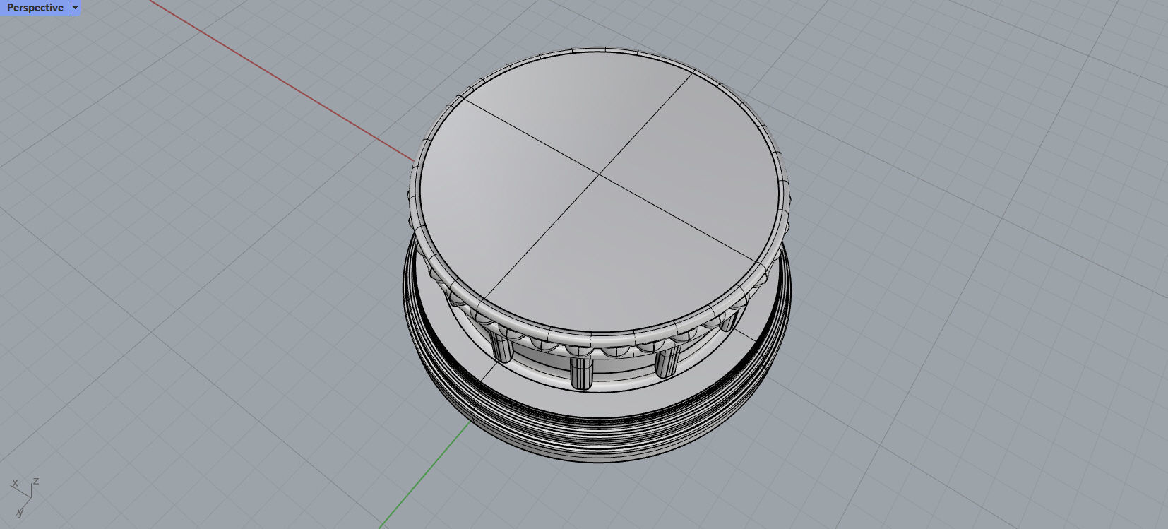 Decorative Base Stand for statues and figurines 3D print model_7