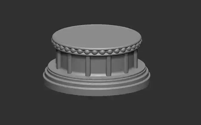 Decorative Base Stand for statues and figurines 3D print model