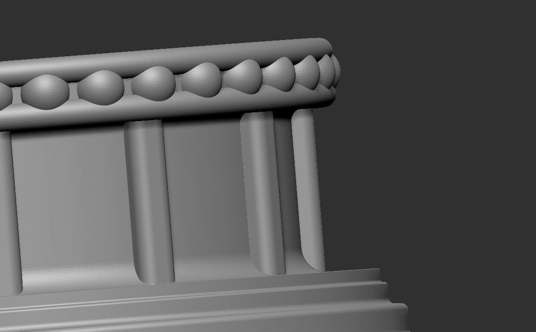 Decorative Base Stand for statues and figurines 3D print model_4