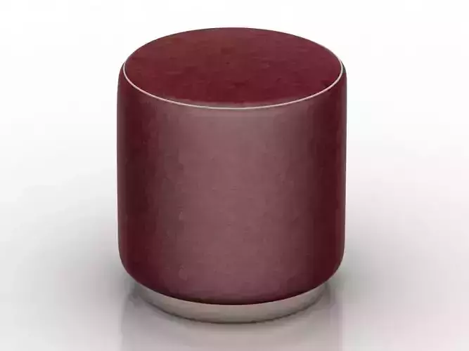 Ottoman maroon stool