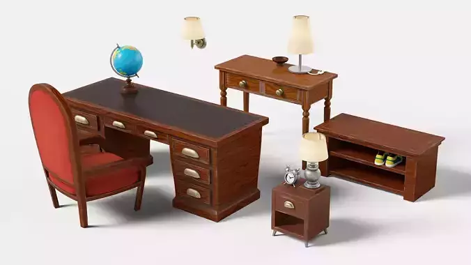 Stylized furniture set