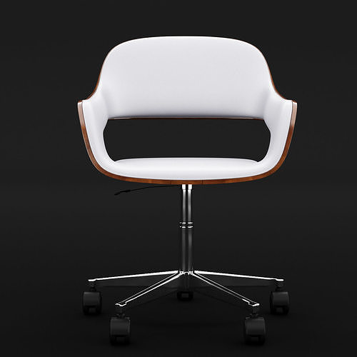 Office chair small 3D model 7