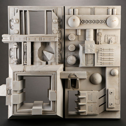 Death Star Tile Type D Free 3D print model_12