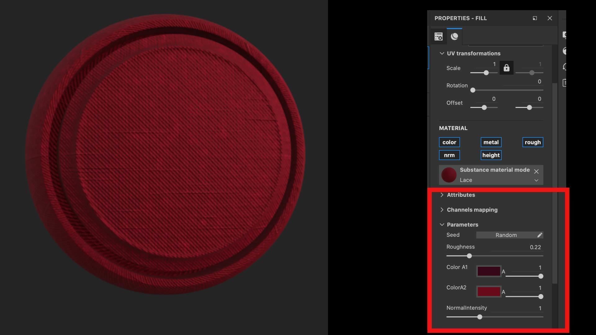Fabric Material  and Gold Lace Material Texture_1