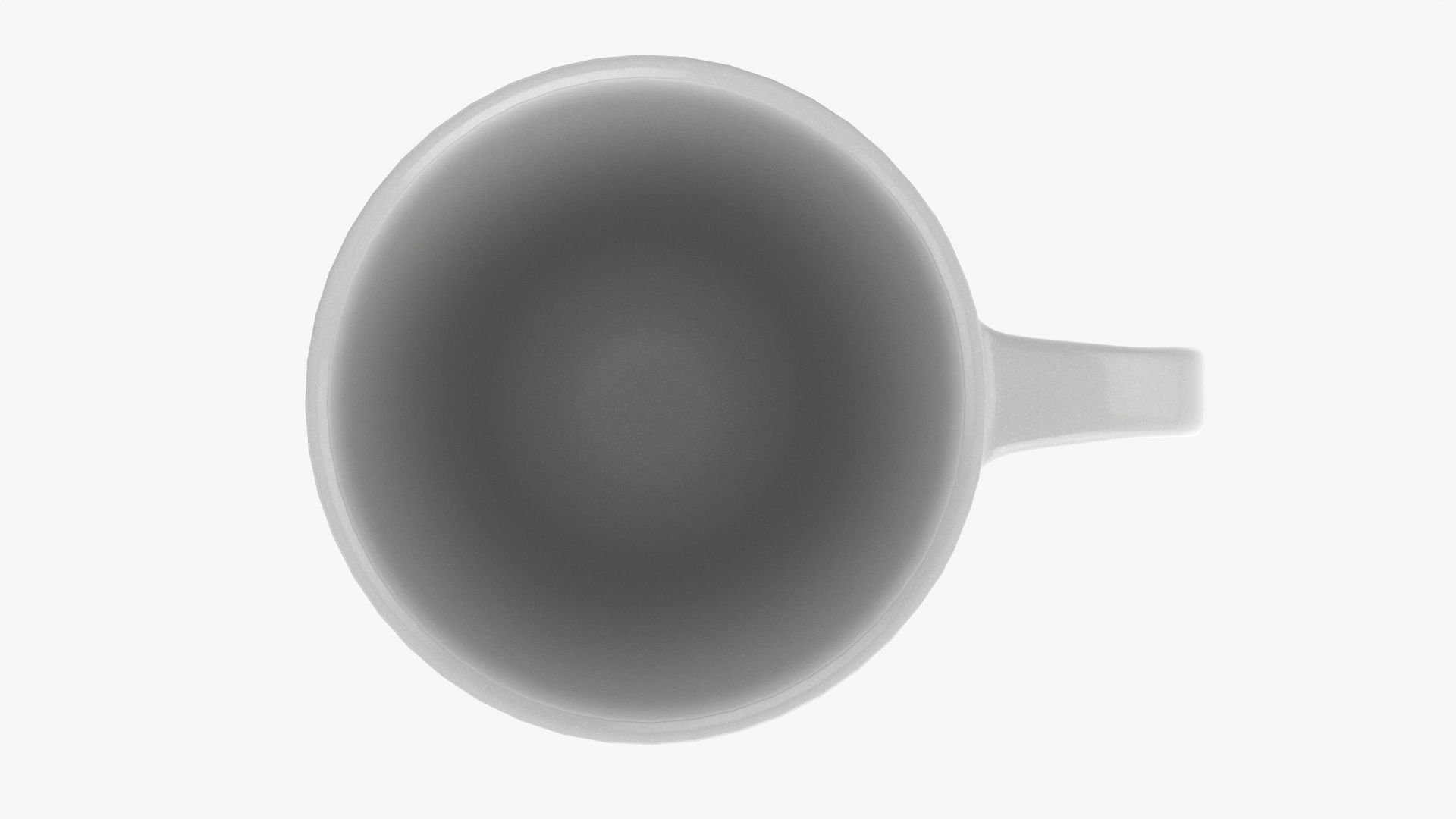 Coffee mug with handle 01 3D model_5