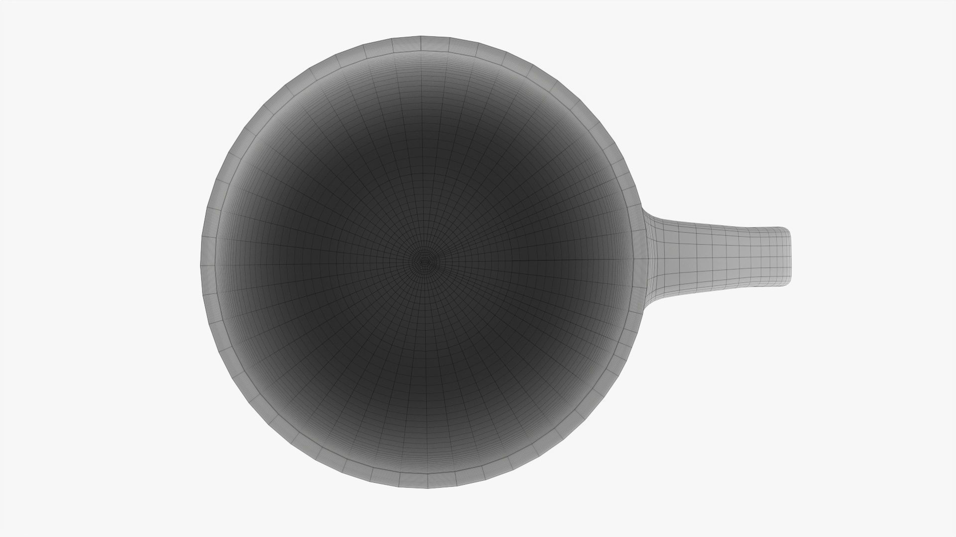 Coffee mug with handle 01 3D model_11