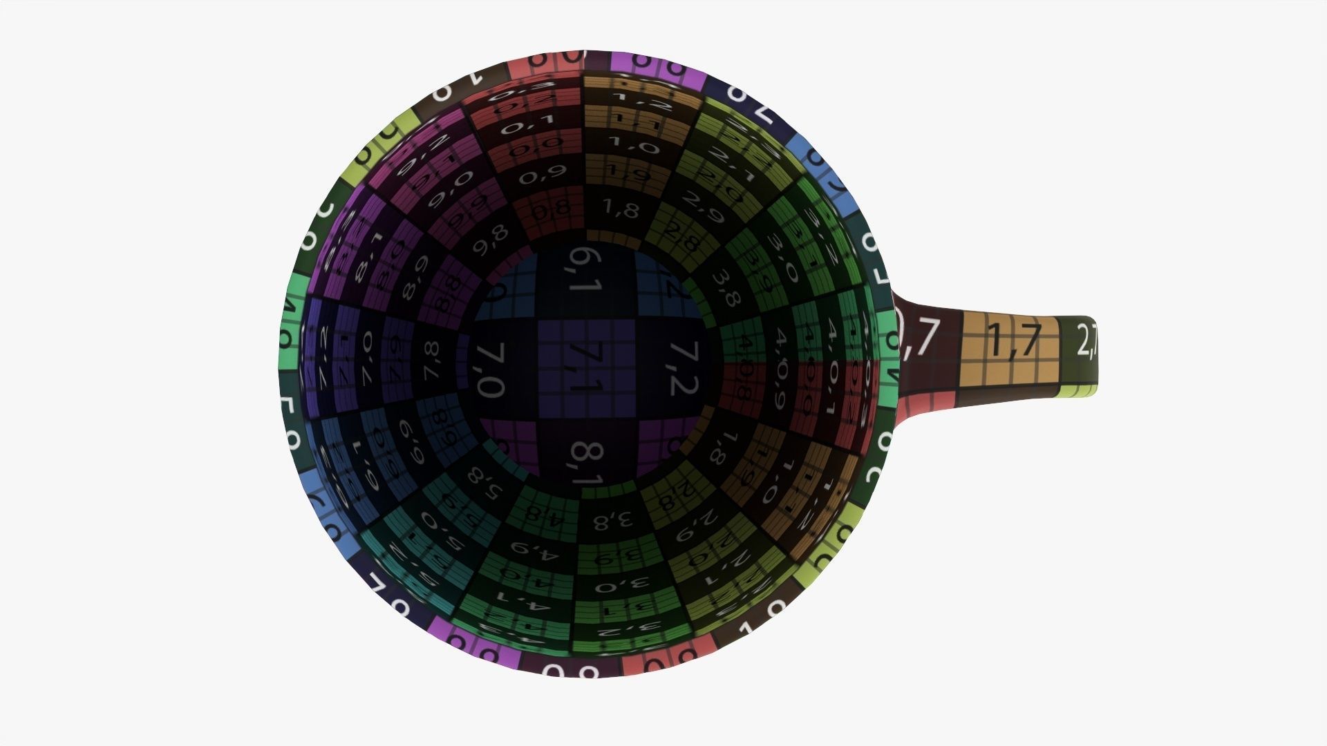 Coffee mug with handle 01 3D model_17