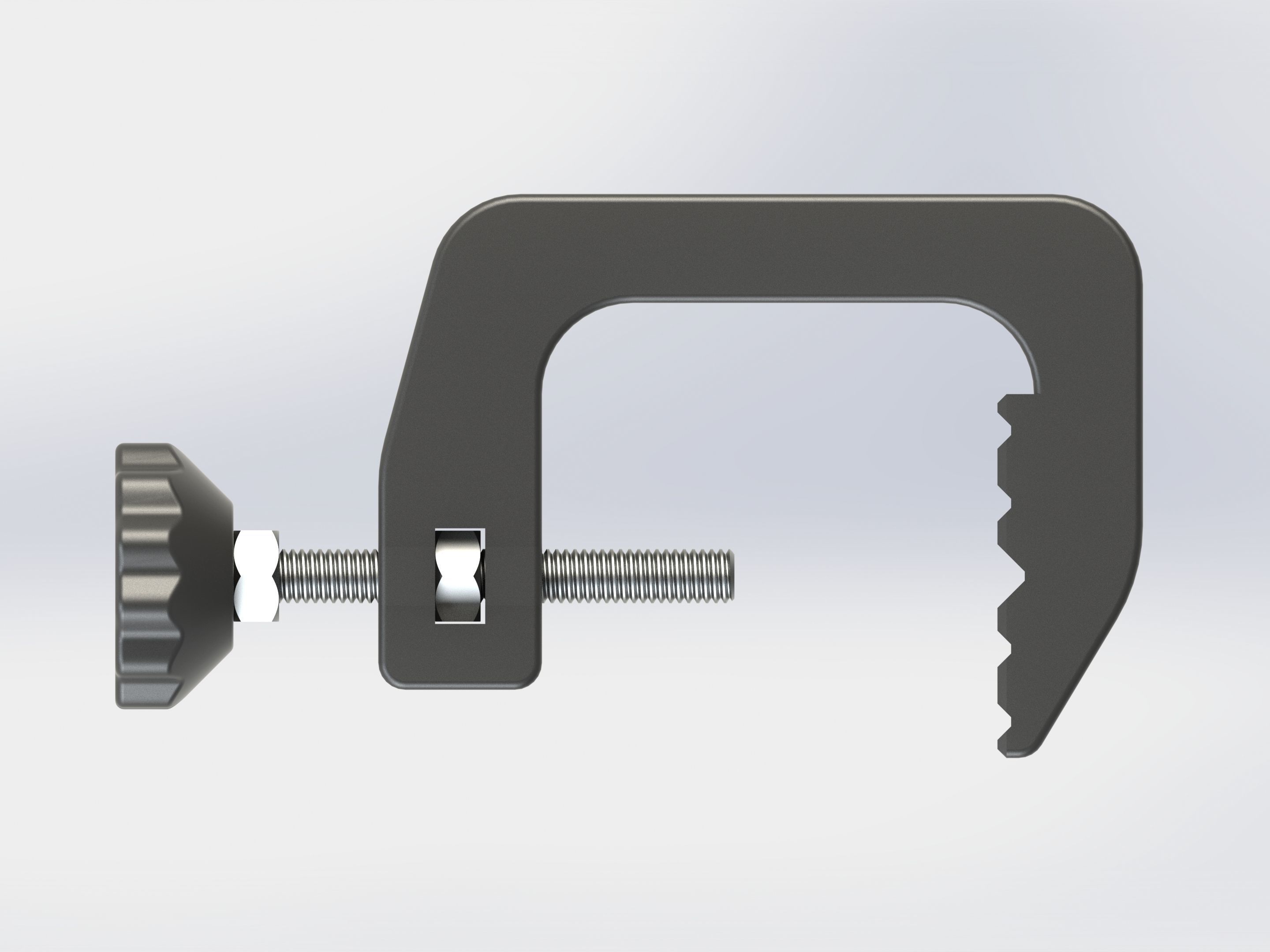 3D printable clamp - Easy Free 3D print model_1