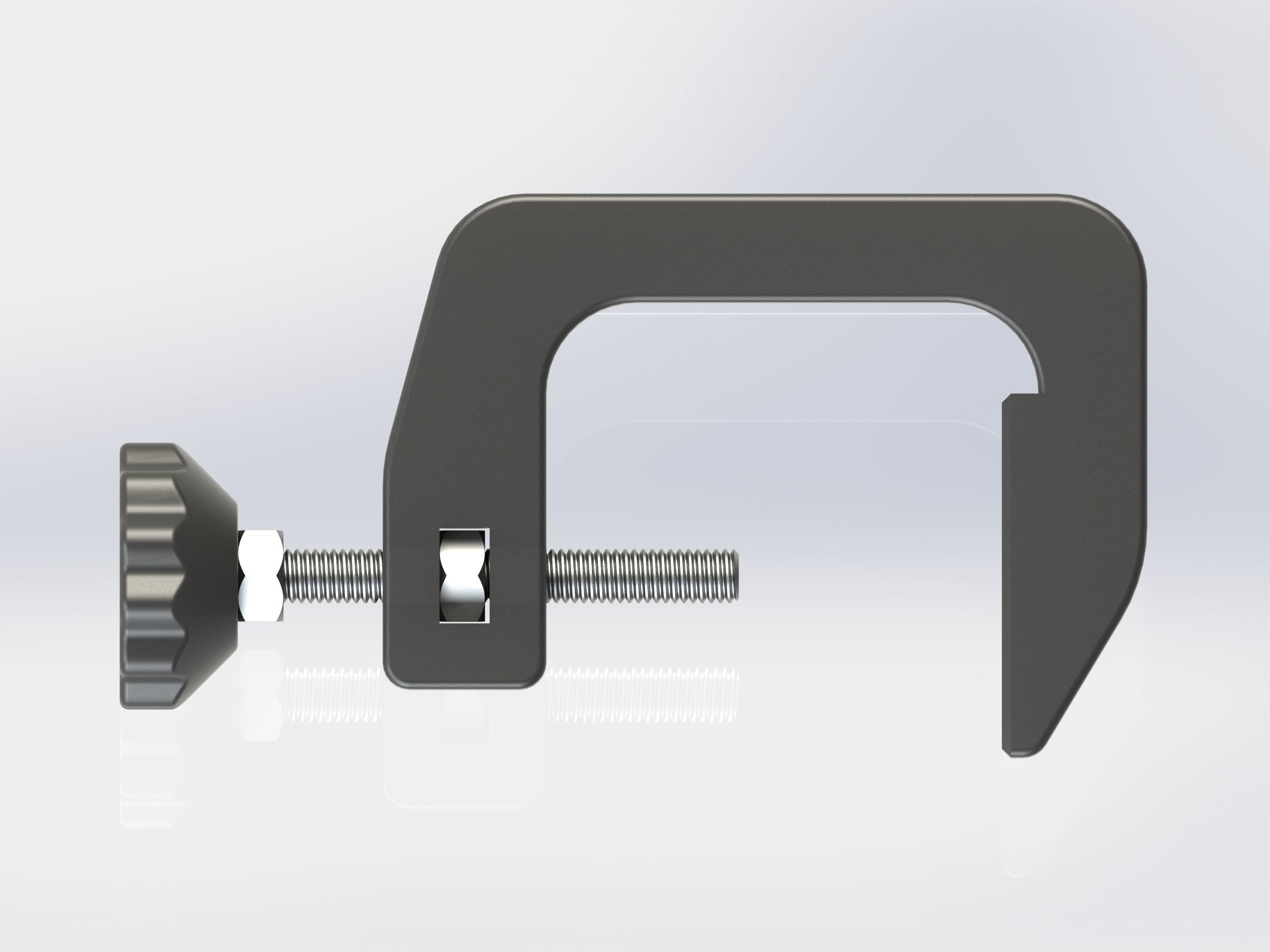 3D printable clamp - Easy Free 3D print model_8