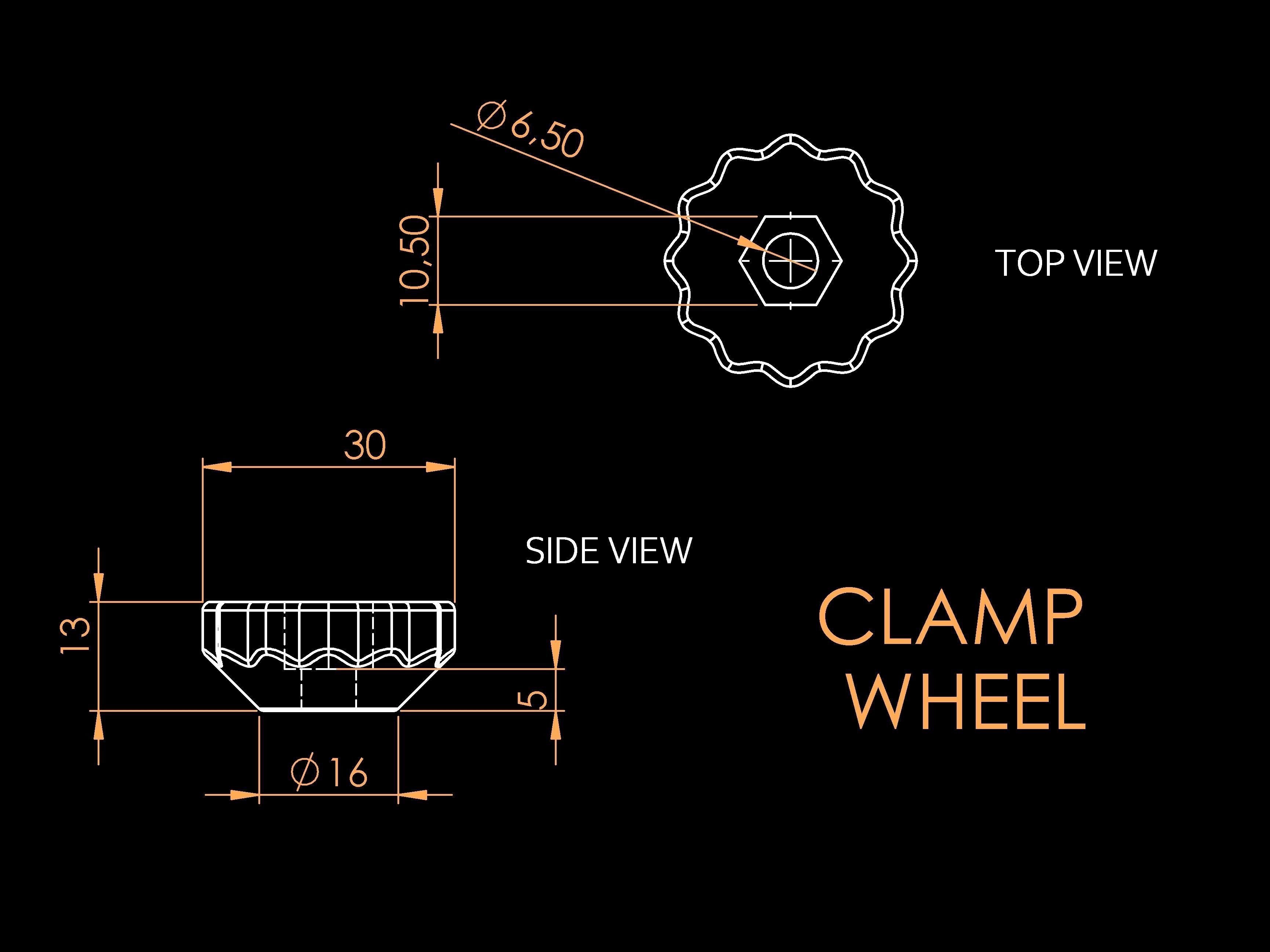 3D printable clamp - Easy Free 3D print model_4