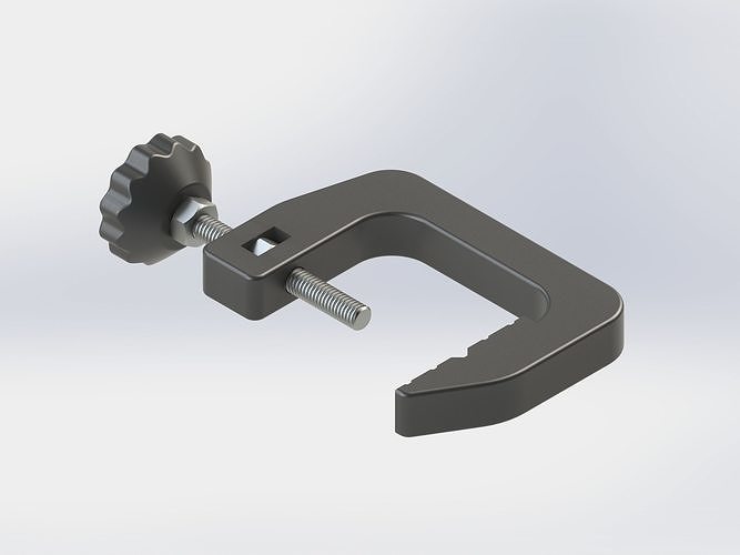 3D printable clamp - Easy Free 3D print model