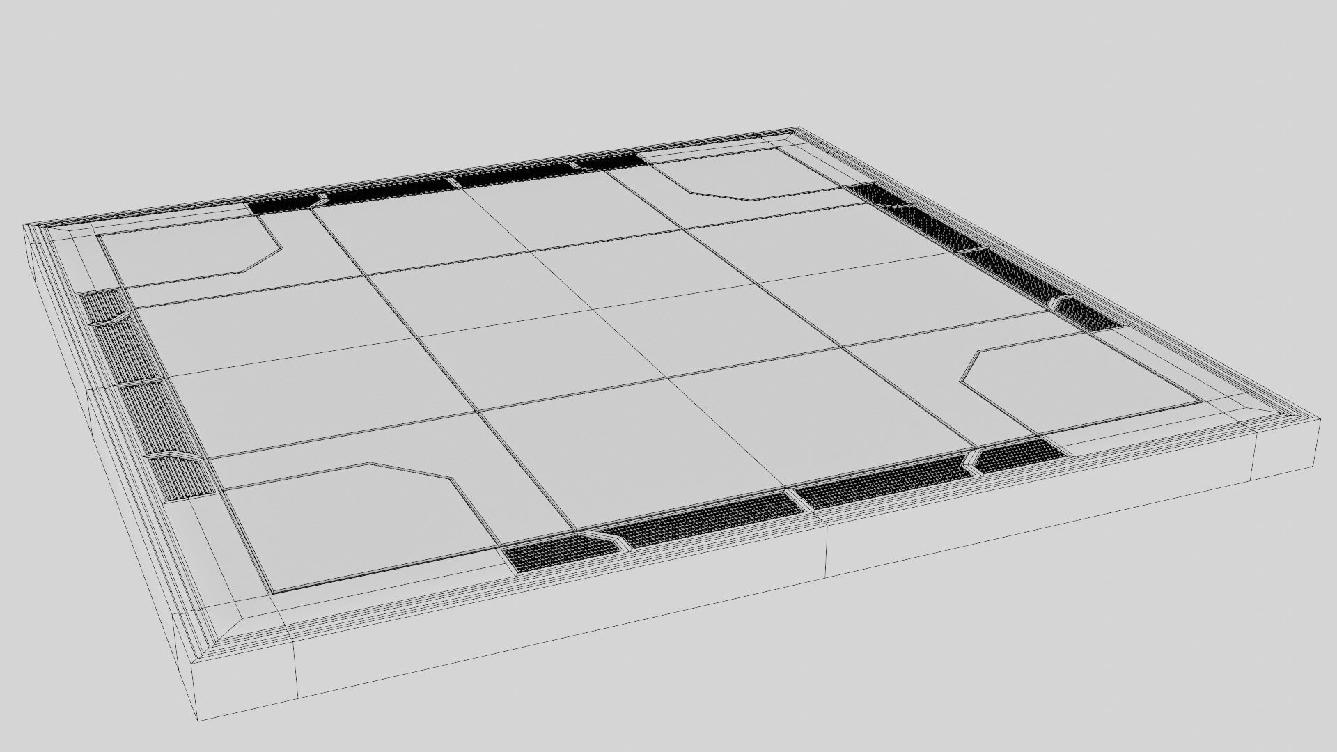 Sci Fi Corridor Kit 1 3D model_30