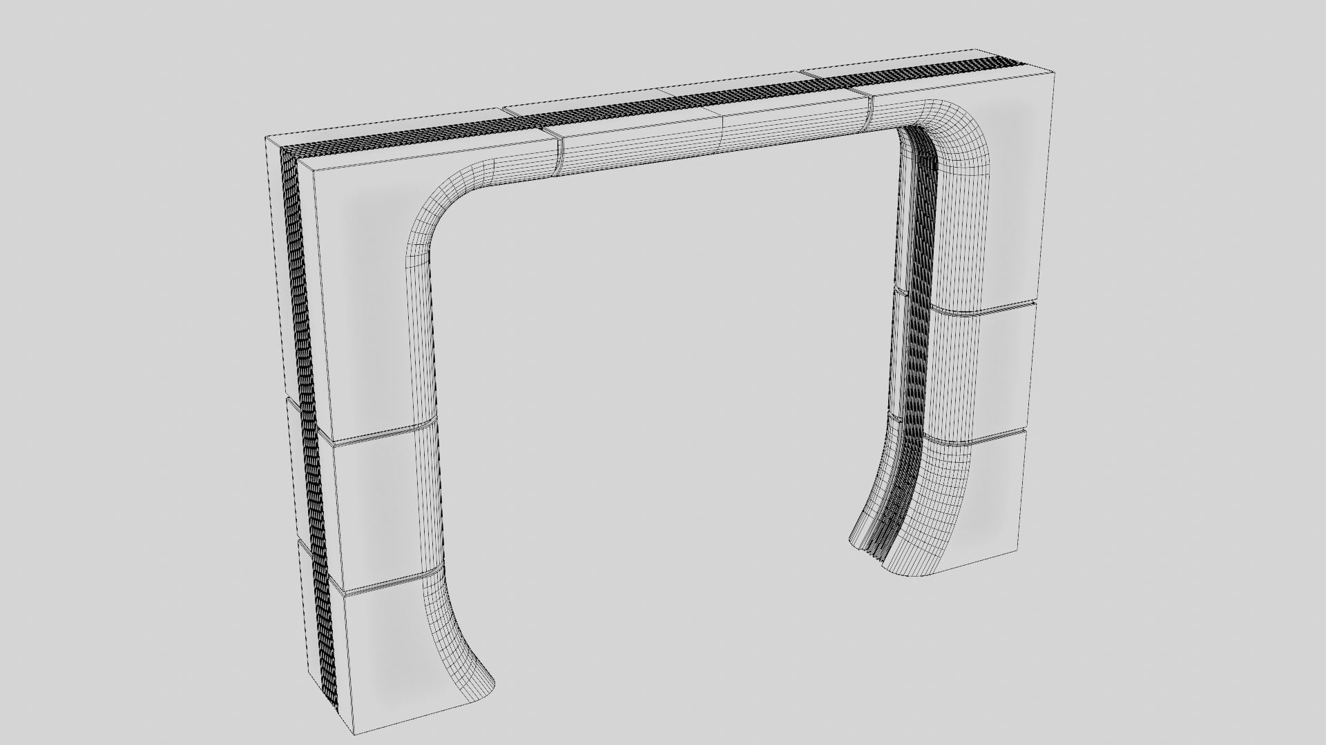 Sci Fi Corridor Kit 1 3D model_20