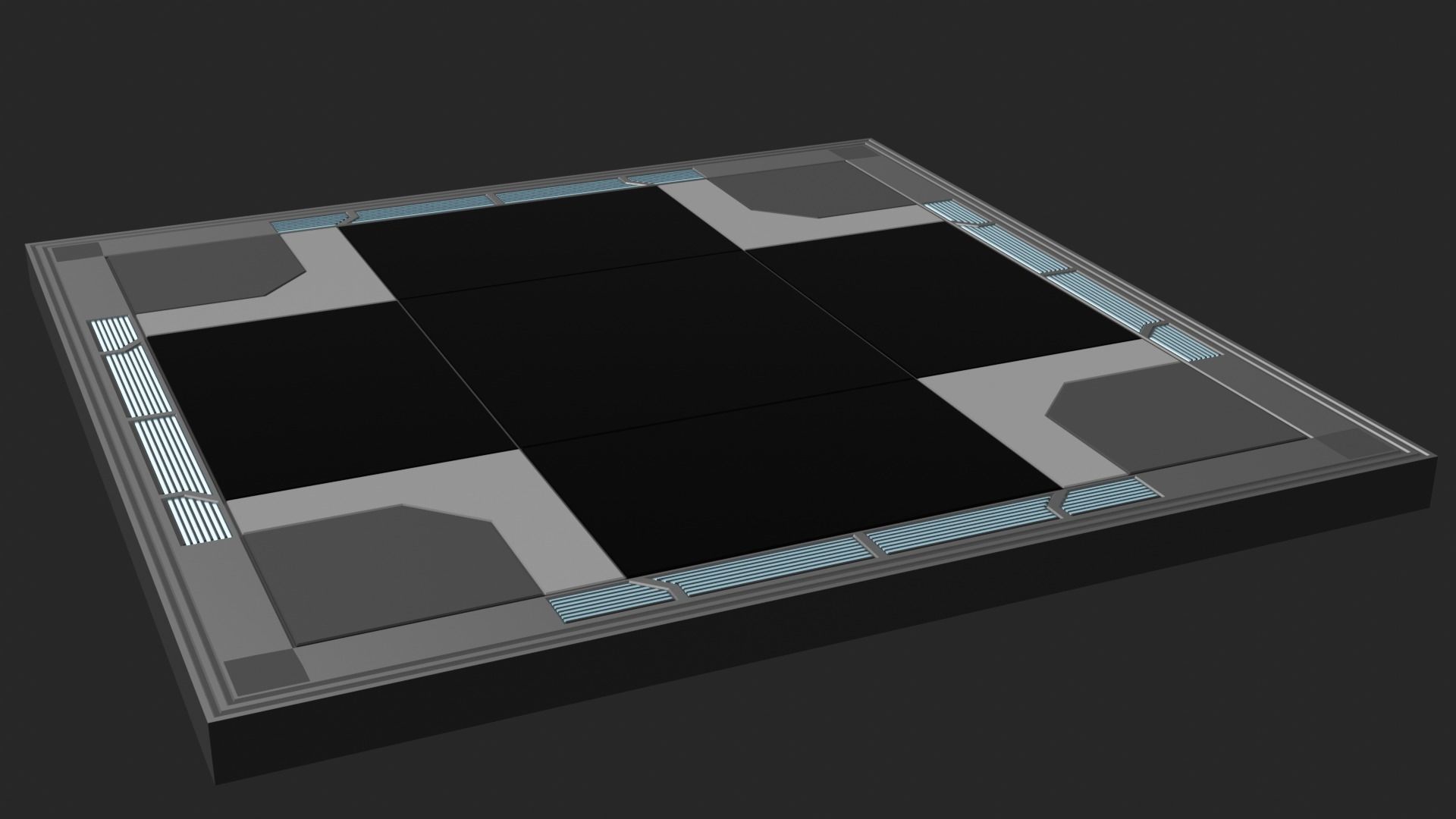 Sci Fi Corridor Kit 1 3D model_29