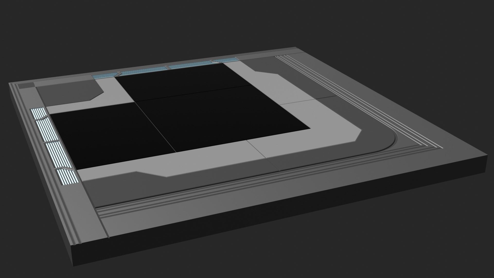 Sci Fi Corridor Kit 1 3D model_31