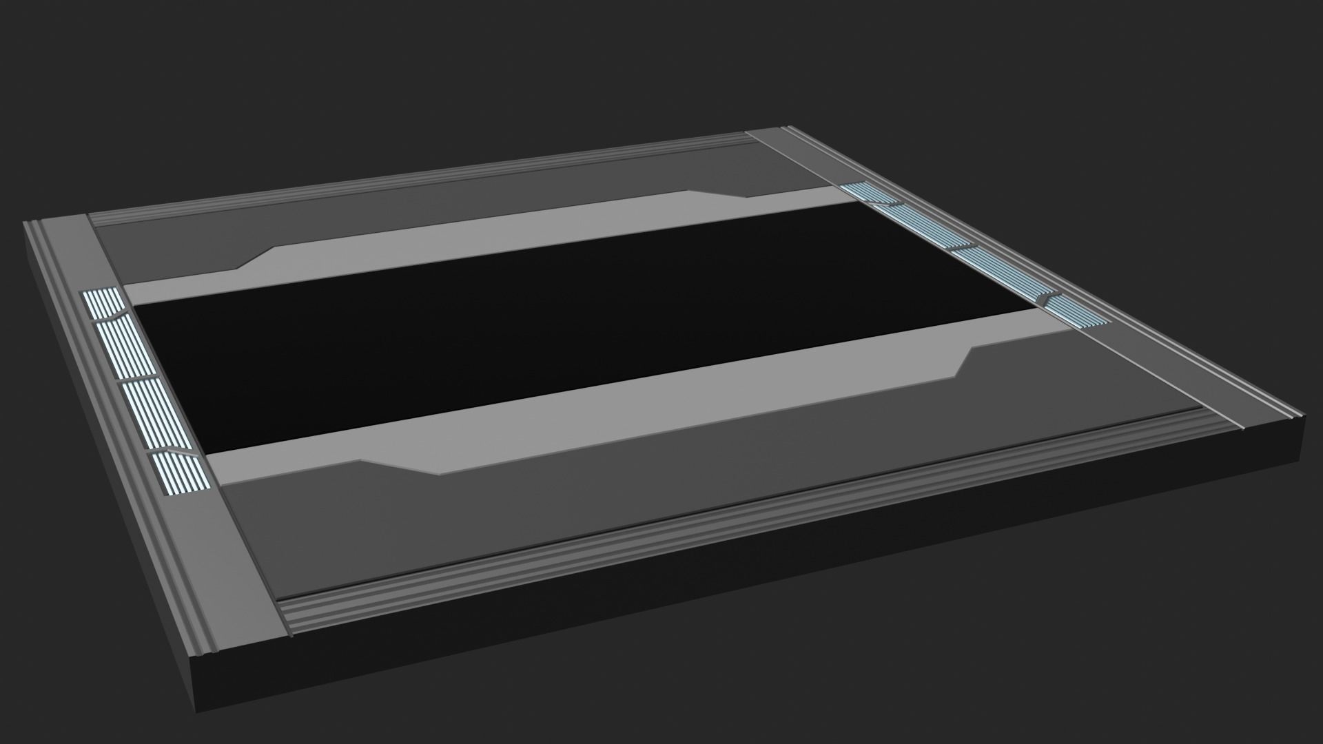 Sci Fi Corridor Kit 1 3D model_27