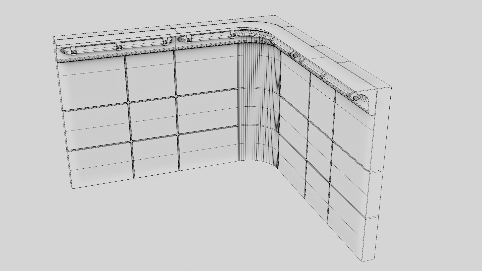 Sci Fi Corridor Kit 1 3D model_8