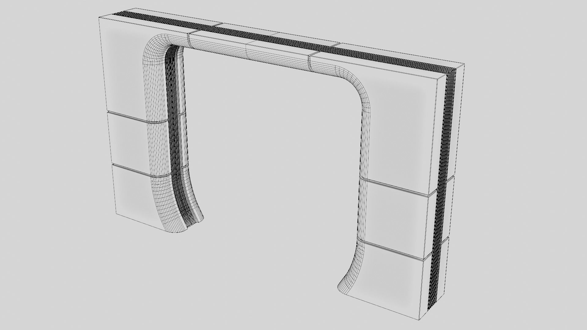 Sci Fi Corridor Kit 1 3D model_18