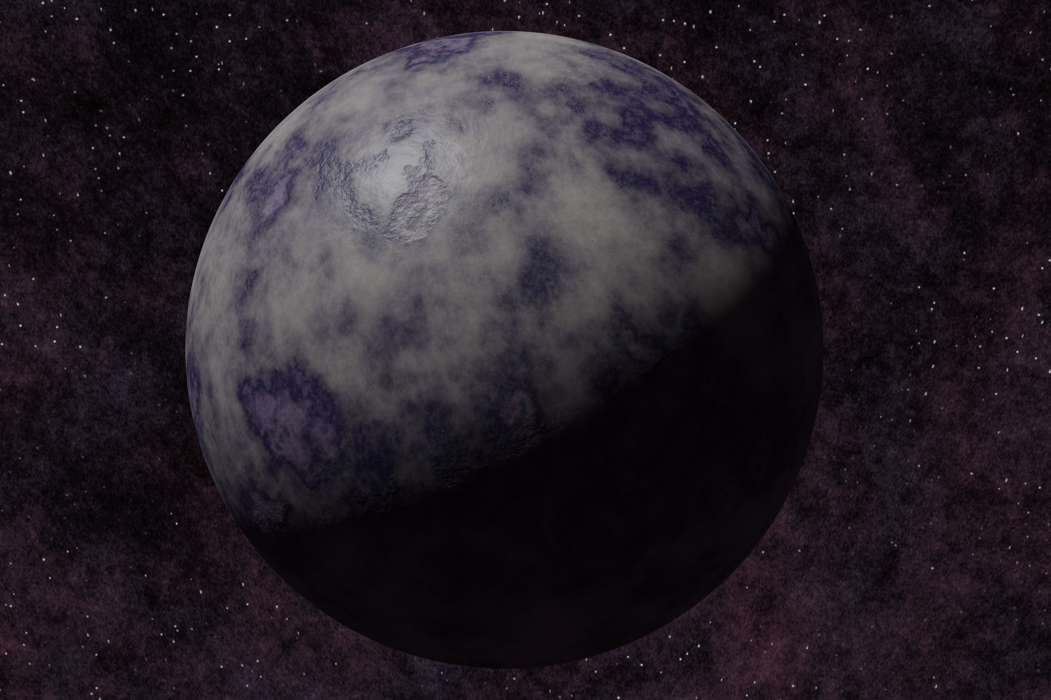 Ice planet 006-alfa Low-poly 3D model_5