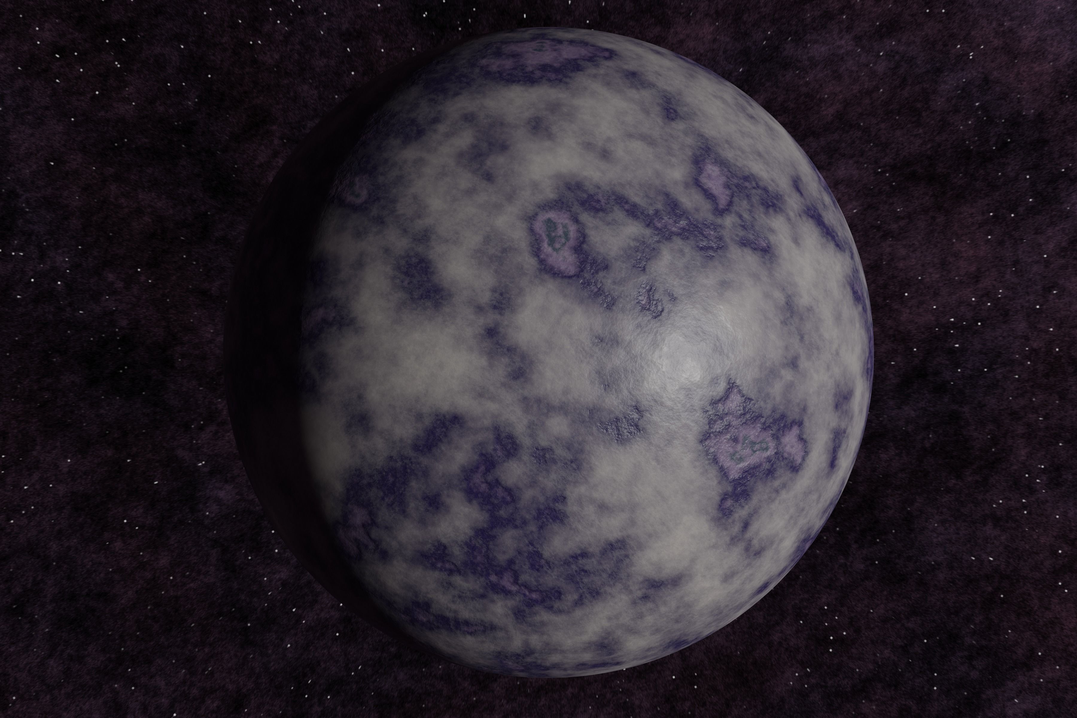 Ice planet 006-alfa Low-poly 3D model_2