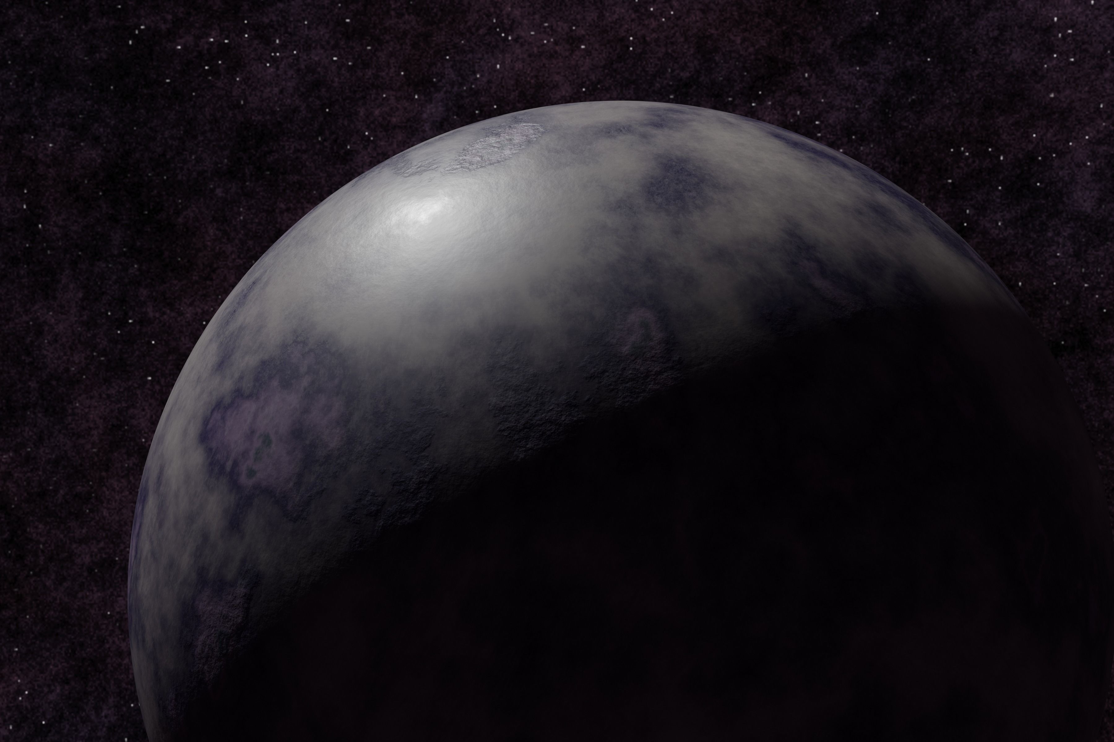 Ice planet 006-alfa Low-poly 3D model_6