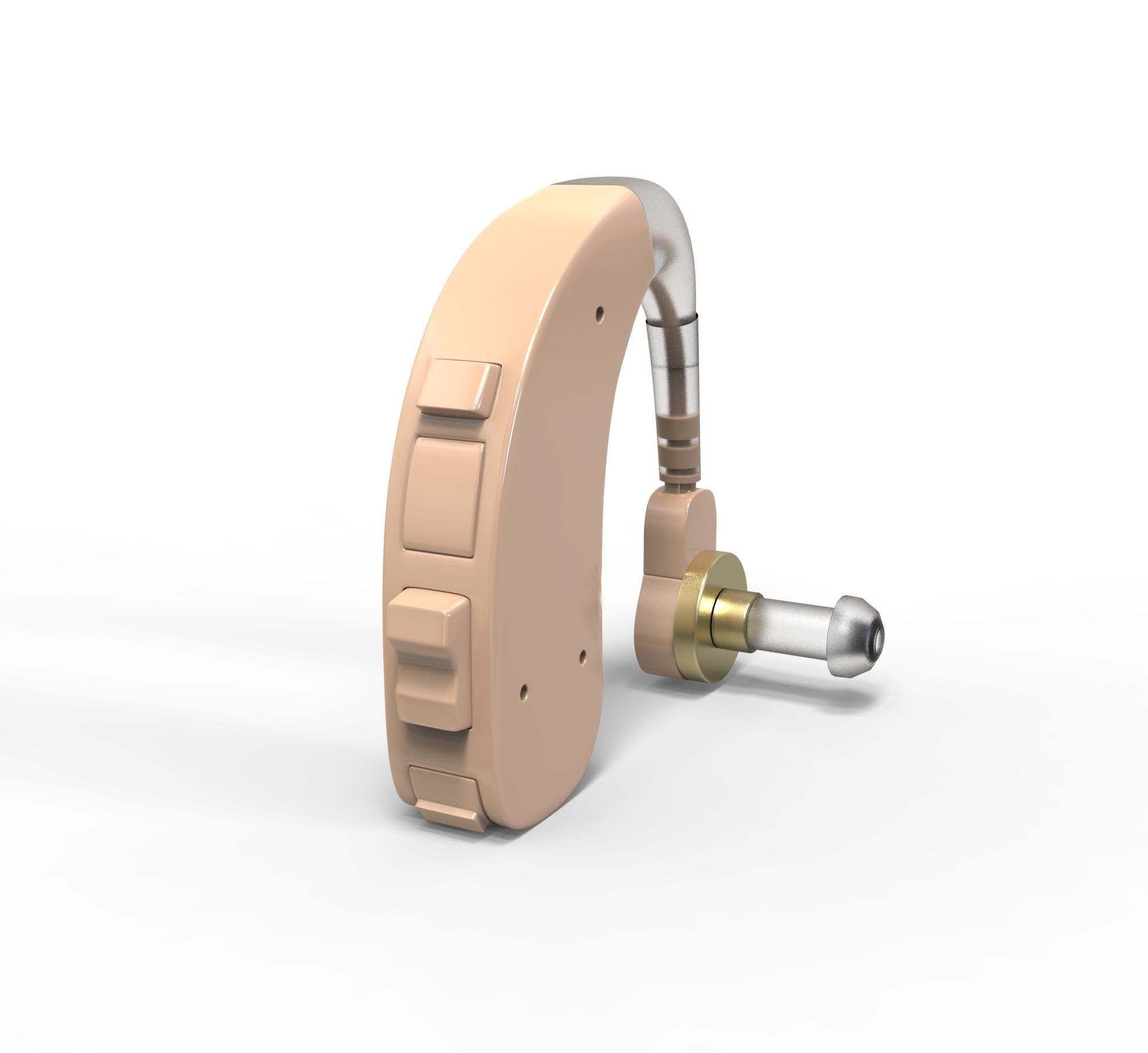 hearing aids  3D model_4