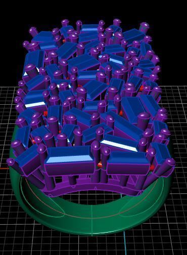 Baguette jewelry ring 3D print model_10