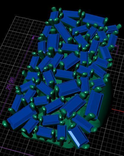 Baguette jewelry ring 3D print model_12