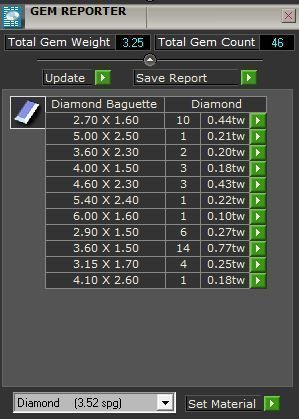 Baguette jewelry ring 3D print model_13