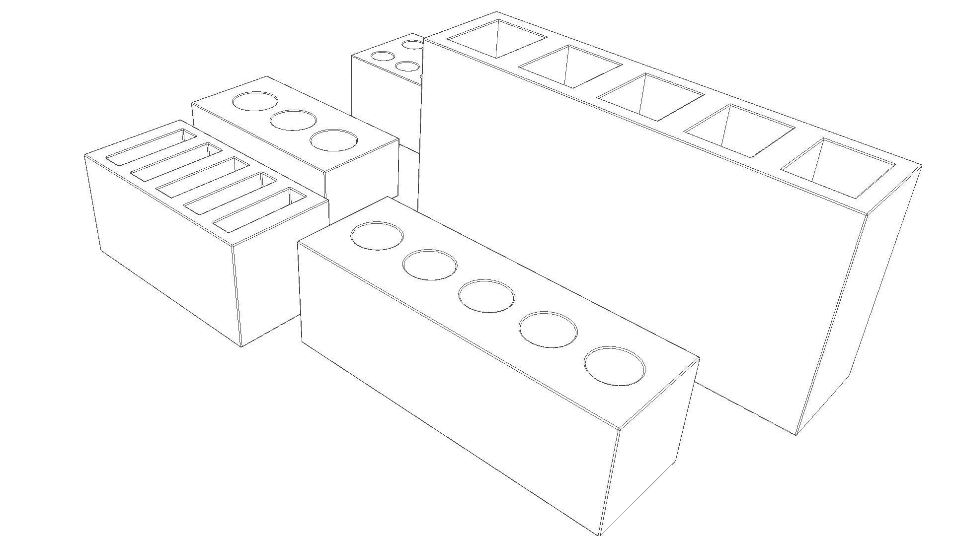 brick bricks 3D model_7