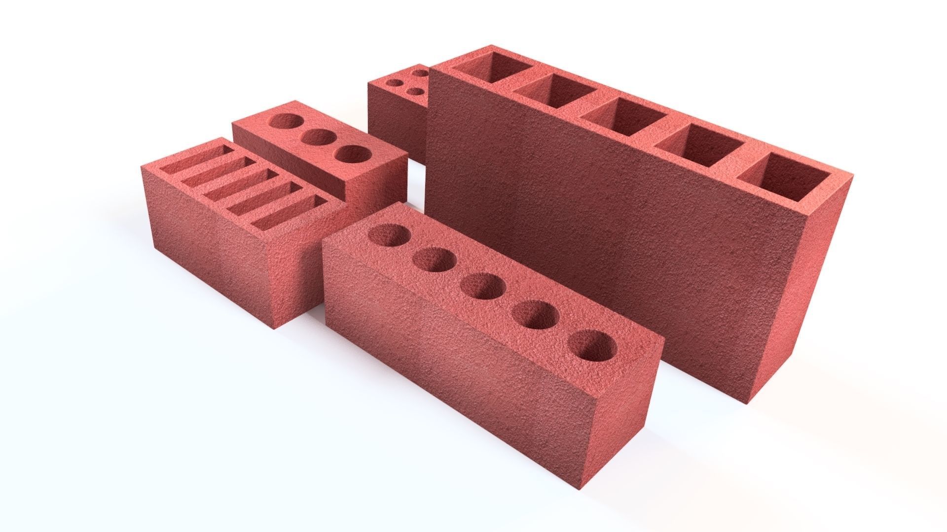 brick bricks 3D model_2