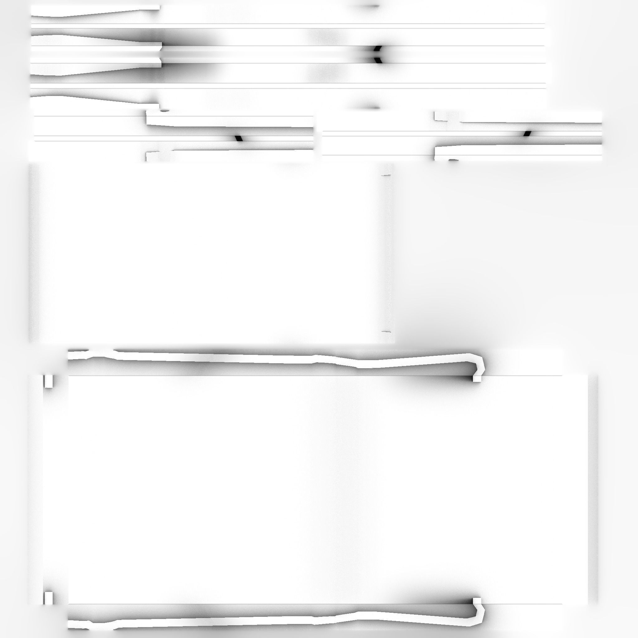 Beige Modern Armchair - Furniture Interior Design Low-poly 3D model_10