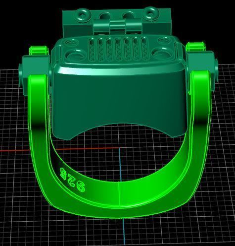 Jeep mechanical ring 3D print model_11