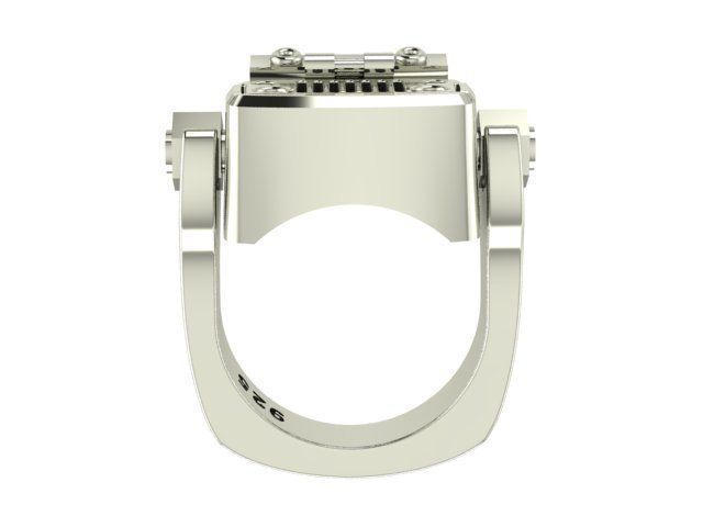 Jeep mechanical ring 3D print model_7