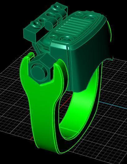 Jeep mechanical ring 3D print model_10
