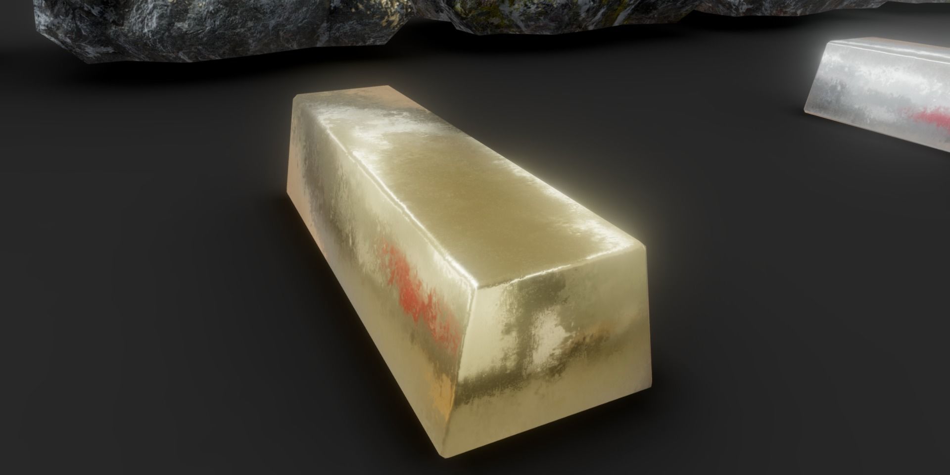 Ores and ingots pack Low-poly 3D model_18