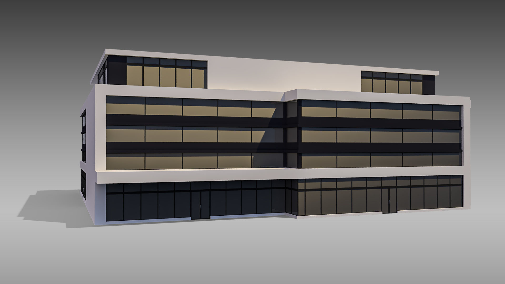 Commercial Building 010 3D model_4