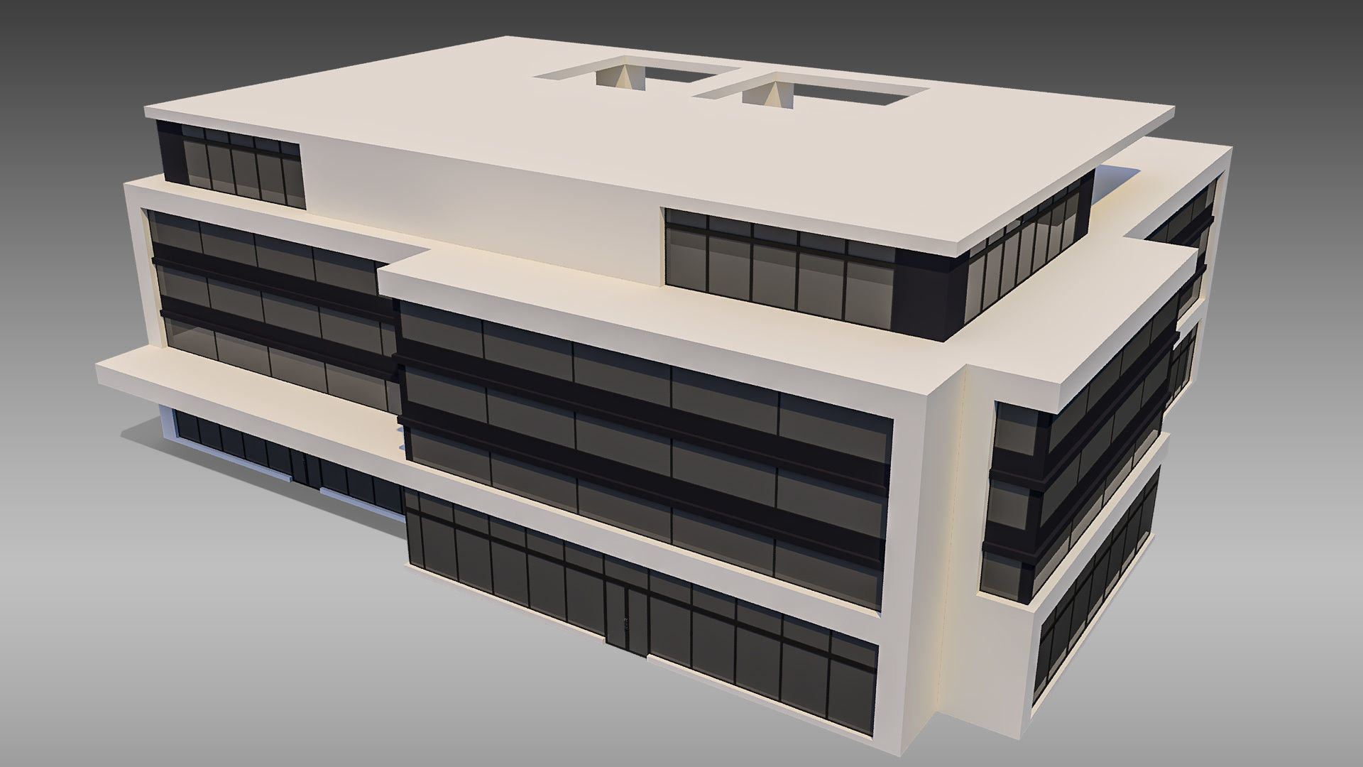 Commercial Building 010 3D model_1