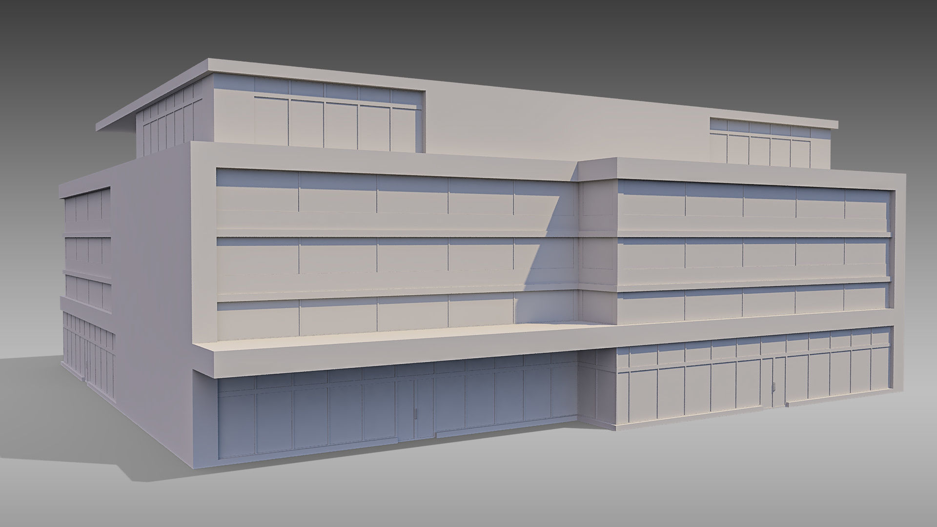 Commercial Building 010 3D model_9