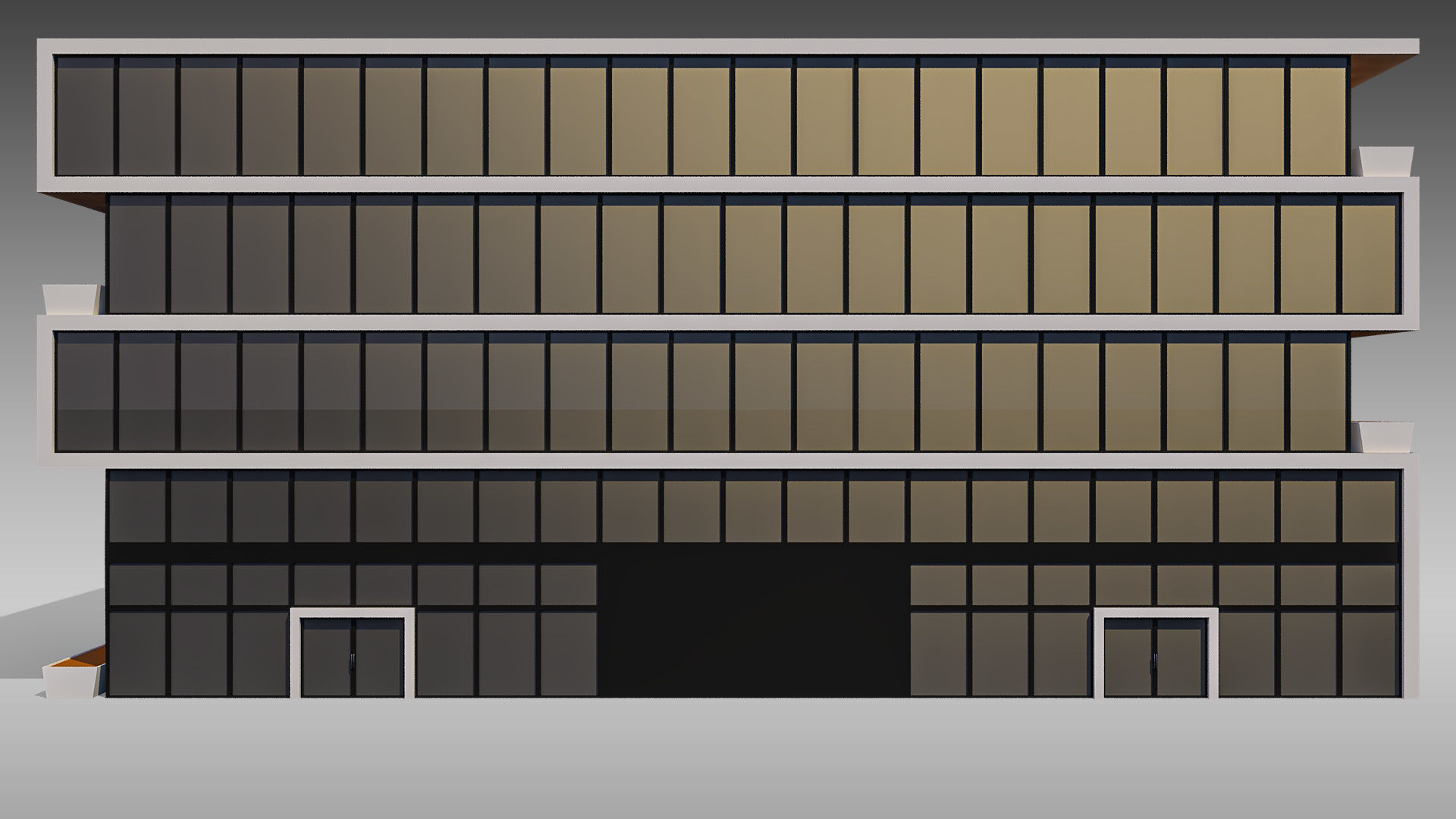 Commercial Building 011 3D model_7