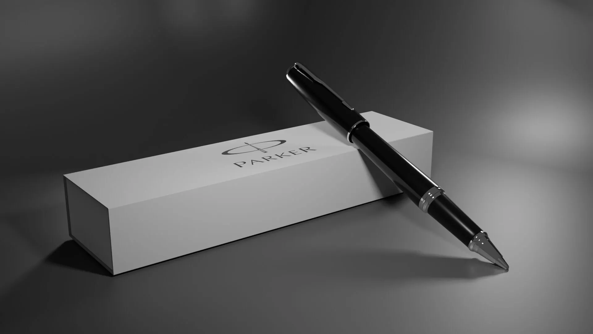 Parker Ballpoint Pen 3D model