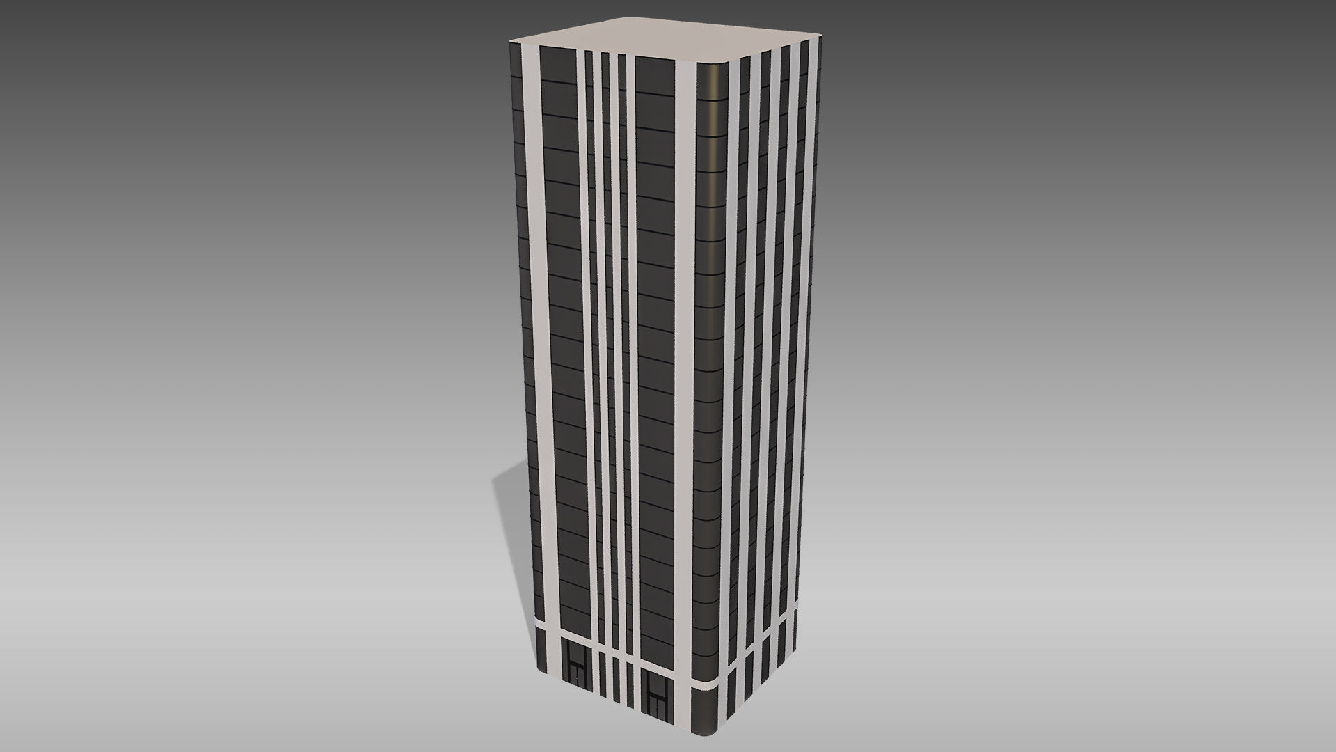 Commercial Building 013 3D model_1