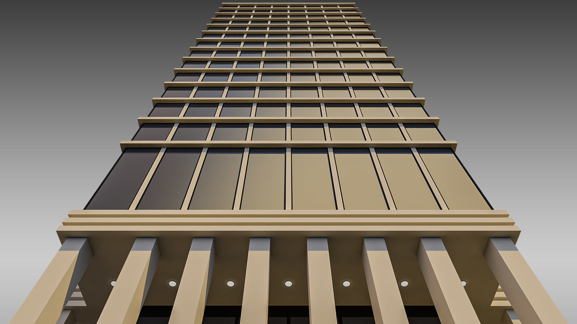 Commercial Building 012 3D model_4