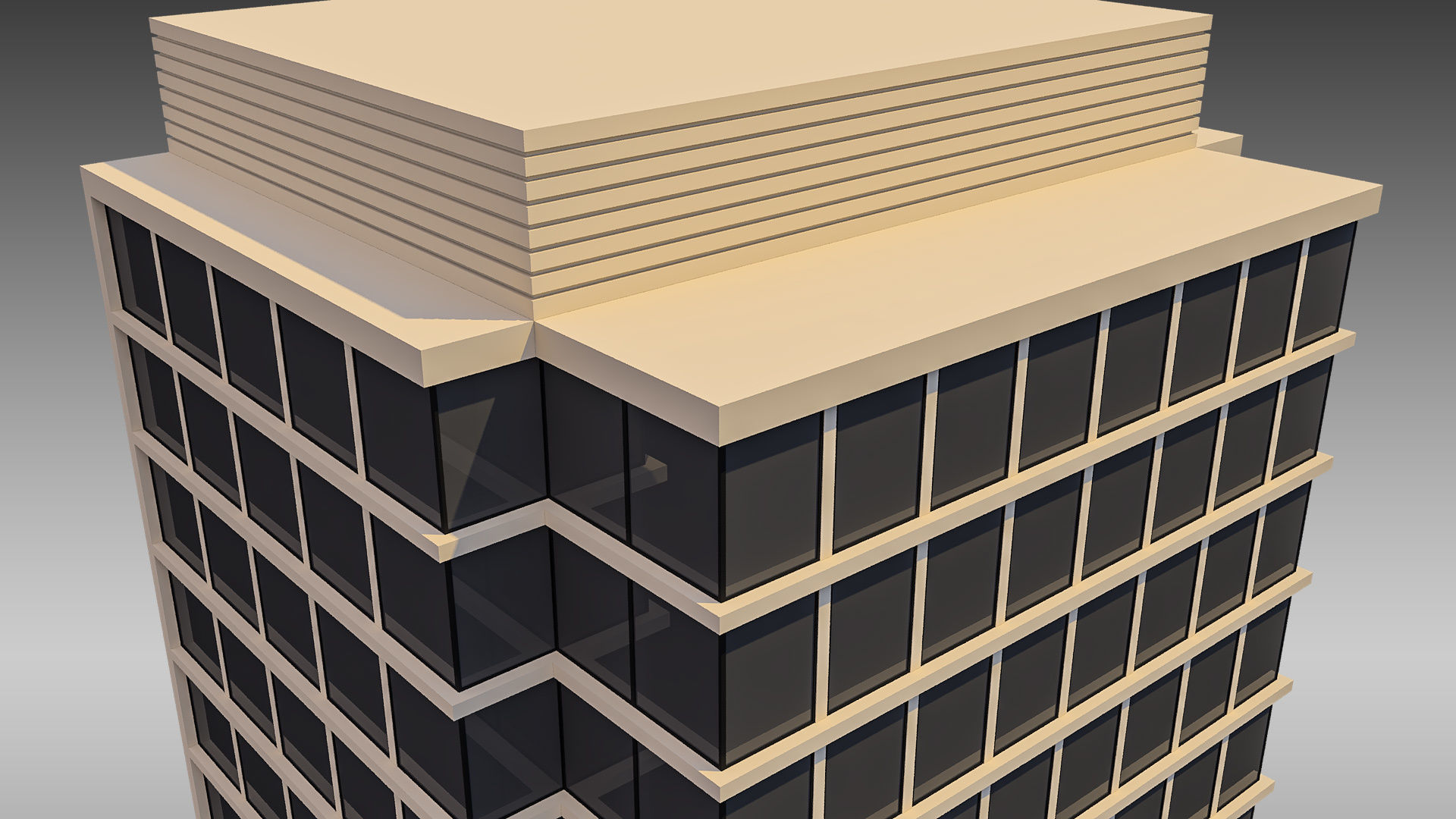 Commercial Building 012 3D model_2
