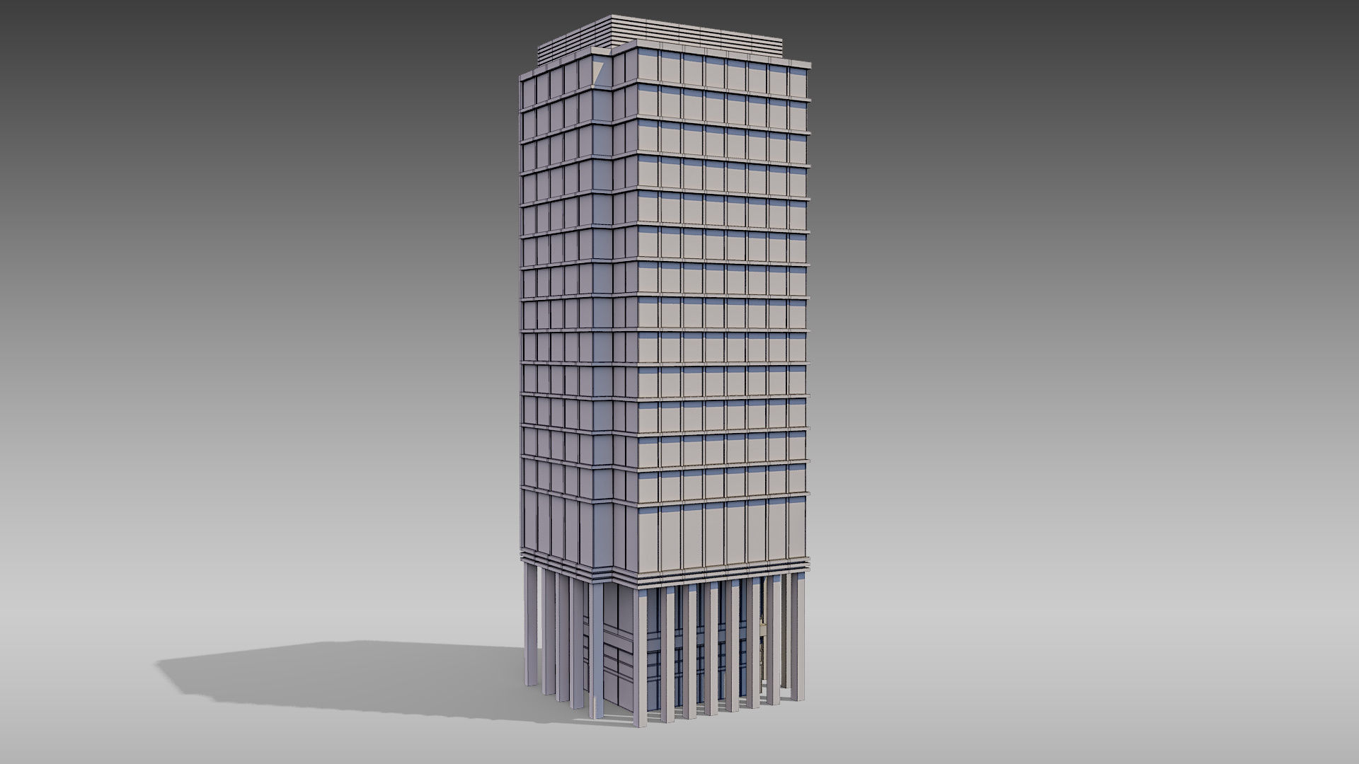 Commercial Building 012 3D model_10