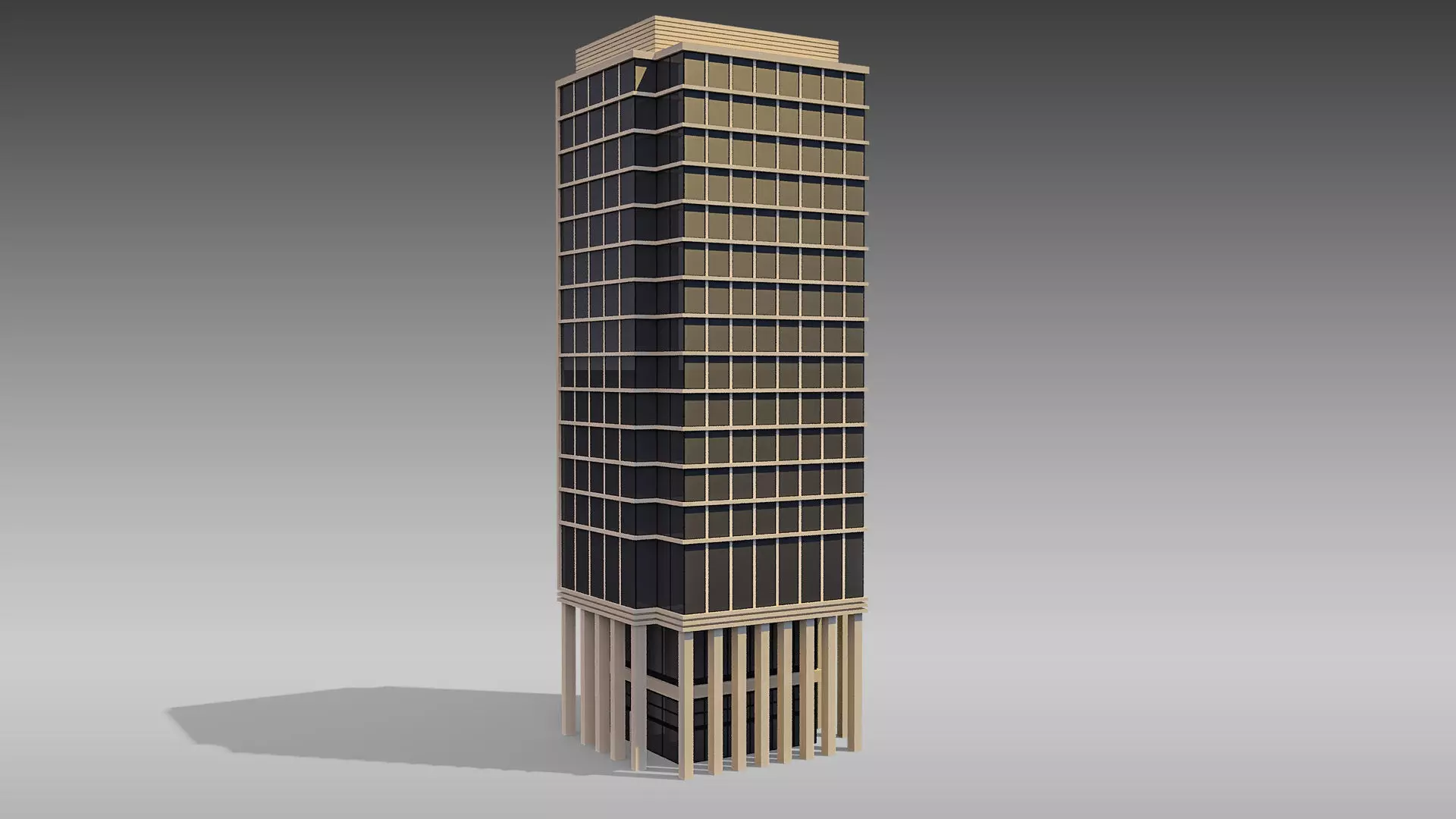 Commercial Building 012 3D model_0
