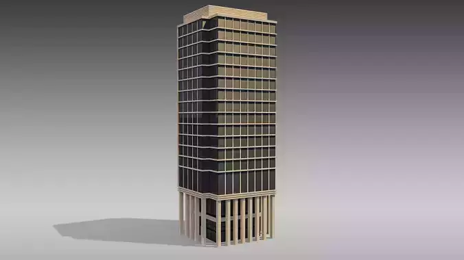 Commercial Building 012 3D model