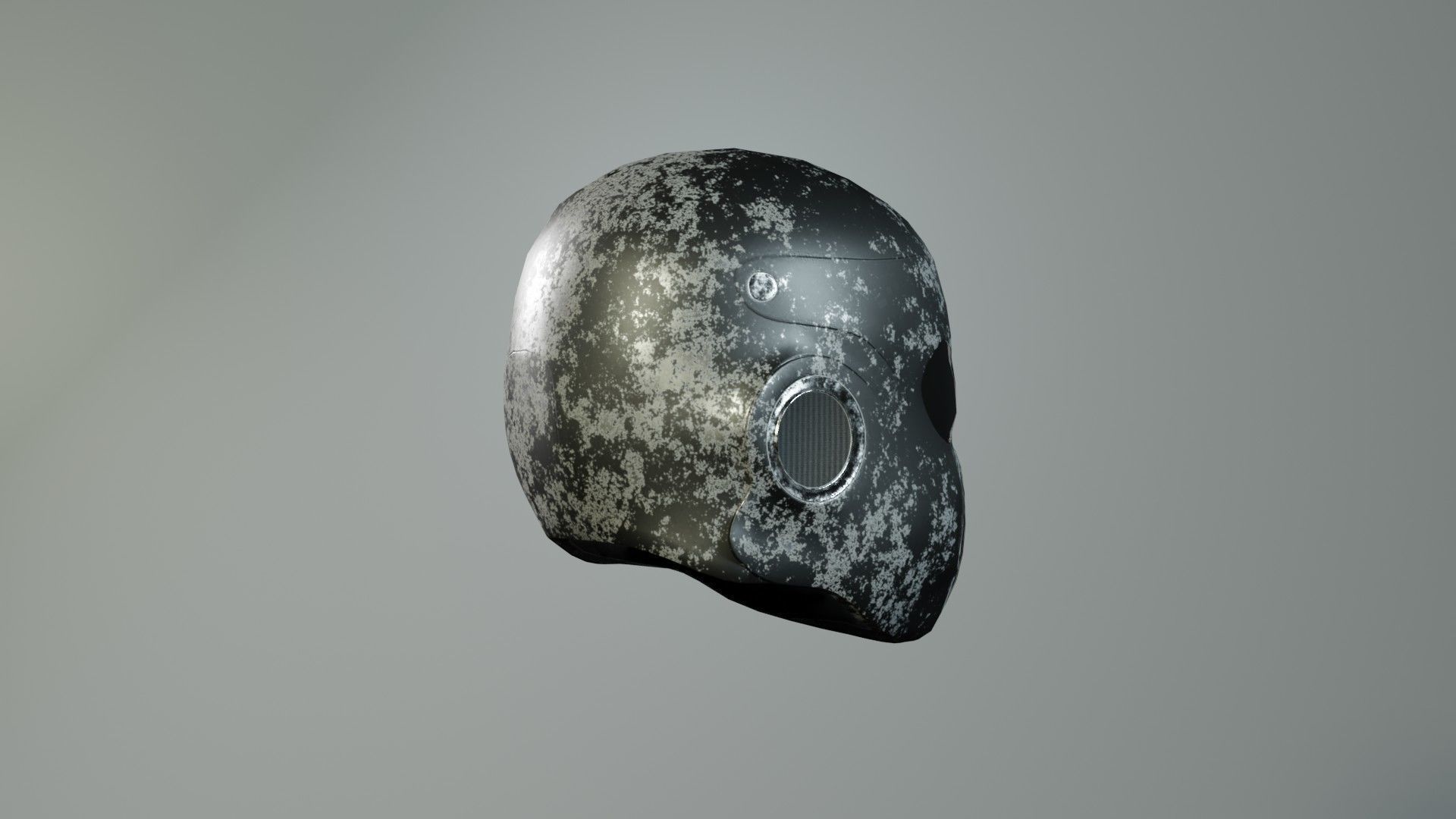 Low poly Military Armor Low-poly 3D model_5